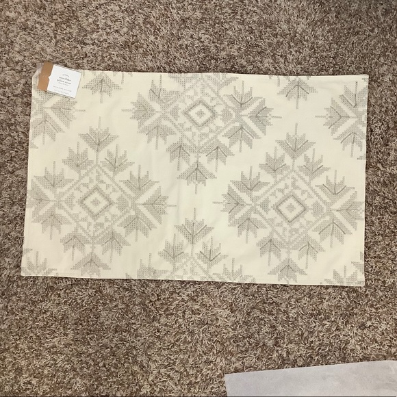 Pottery Barn Other - NWT Pottery Barn Snowflake Lumbar Pillow Cover ❄️